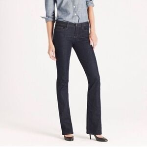 J. Crew Women's Bootcut Jeans Dark Blue 28 Tall